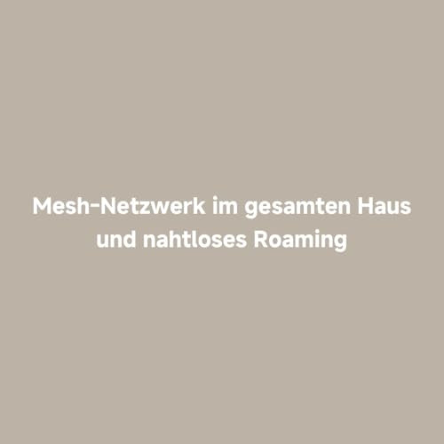 WLAN-Router WiFi 6 AX3000 – Gigabit-Ports, Integriertes Mesh, Hohe Geschwindigkeit