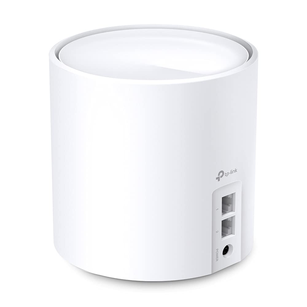 TP-Link Deco X20 Mesh WLAN – 1er Pack, Wi-Fi 6 AX1800, 2× Gigabit, Erweiterungseinheit, WPA3, Jugendschutz