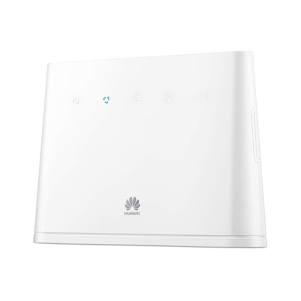 Huawei B311-221 4G LTE Router – bis zu 150 Mbit/s Download, WLAN 300 Mbit/s, LAN & Telefonanschluss – Weiß