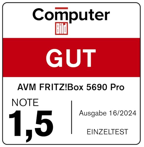 FRITZ!Box 5690 Pro – Wi-Fi 7 Premium DSL- & Glasfaser-Router mit Mesh, DECT-Basis & Triband