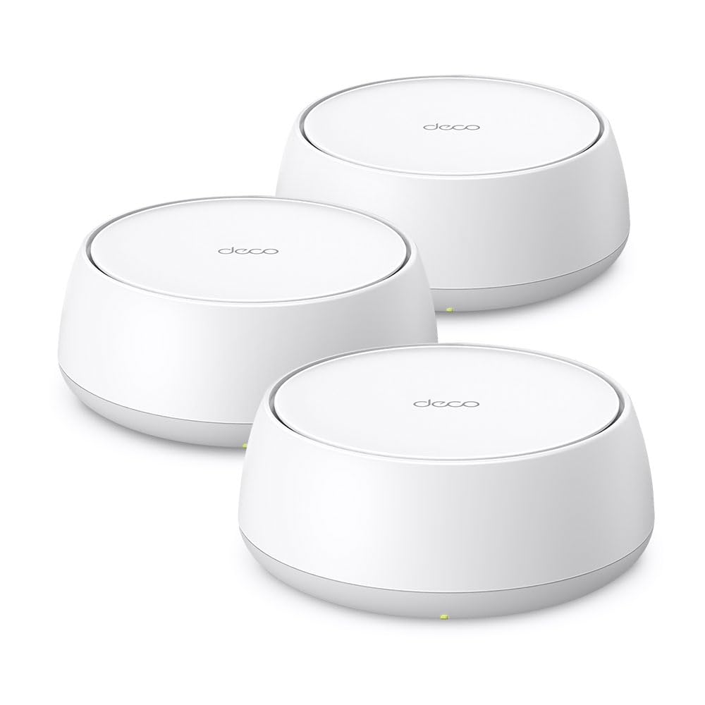 TP-Link Deco BE25 Mesh WLAN Set – Wi-Fi 7, Dual-Band, 3er-Pack, 2× 2,5 Gbit/s Ports, HomeShield