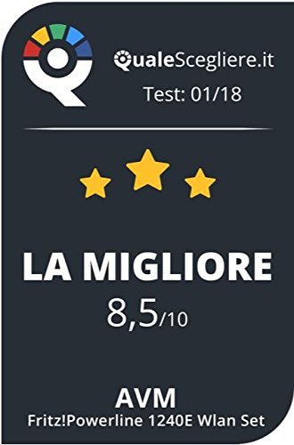 FRITZ!Powerline 1240E/1000E WLAN Set – 1.200 MBit/s, Ethernet