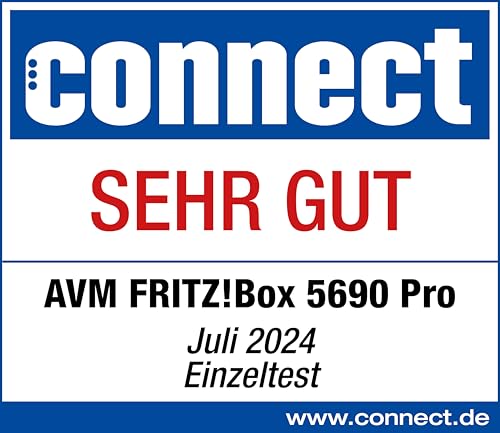 FRITZ!Box 5690 Pro – Wi-Fi 7 Premium DSL- & Glasfaser-Router mit Mesh, DECT-Basis & Triband
