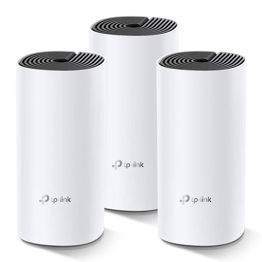 TP-Link Deco M4 Mesh WLAN Set (3er-Pack) – AC1200 Dual-Band, 2× Gigabit LAN, HomeCare & Kindersicherung