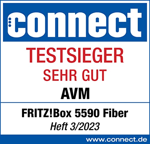 FRITZ!Box 5590 Fiber – Wi-Fi 6 Router für Glasfaser mit Mesh, DECT-Basis & 2,5-Gigabit-LAN