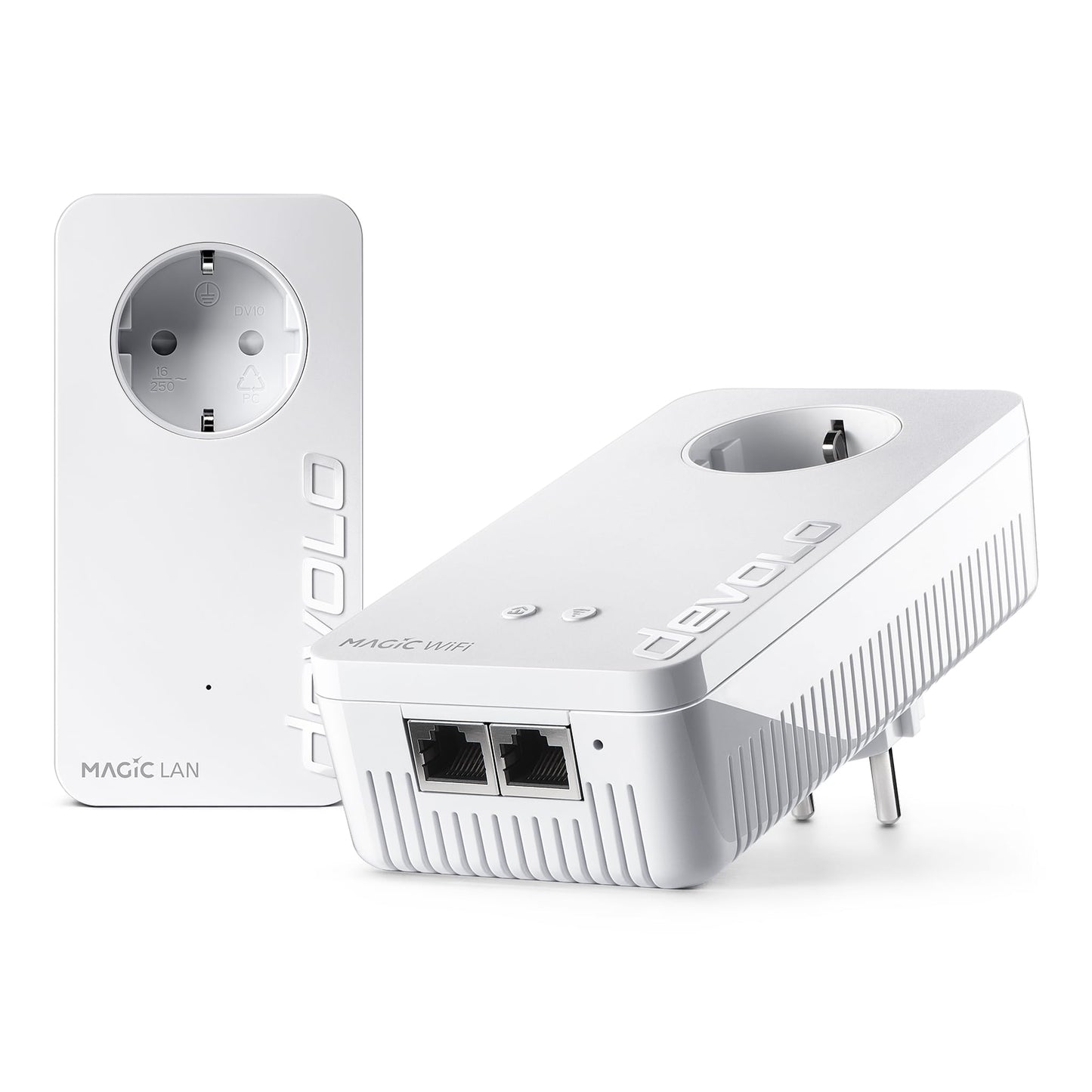 devolo Magic 2 WiFi 6 Starter Kit – WLAN Powerline, bis 3.000 MBit/s, 2x Gigabit-LAN, Mesh