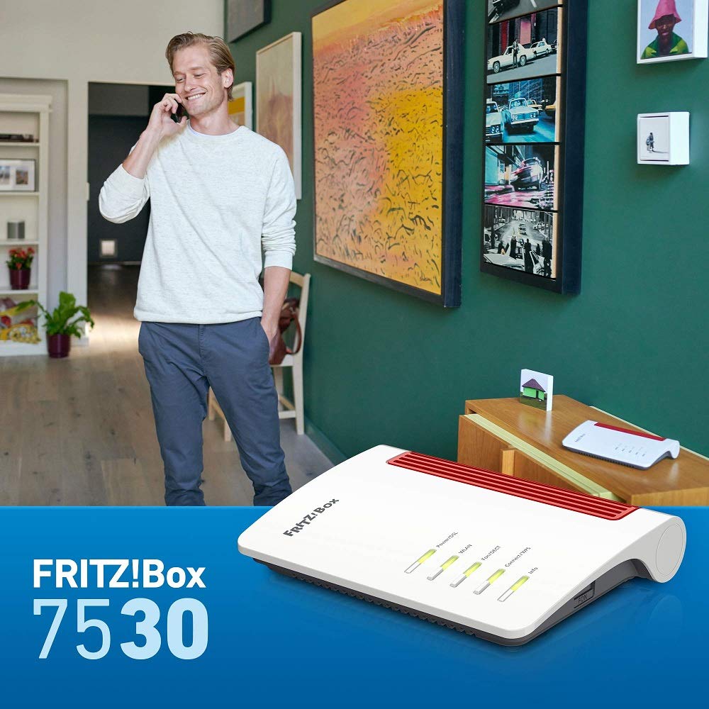 FRITZ!Box 7530 WLAN AC+N Router – VDSL, Mesh & DECT