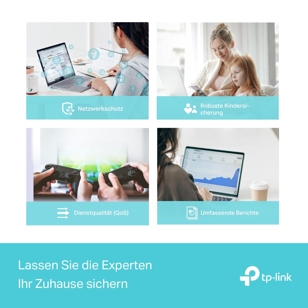 TP-Link Deco X50 Mesh WLAN Set (3er-Pack) – Wi-Fi 6 AX3000, 3× Gigabit LAN, Kindersicherung, erweiterbar