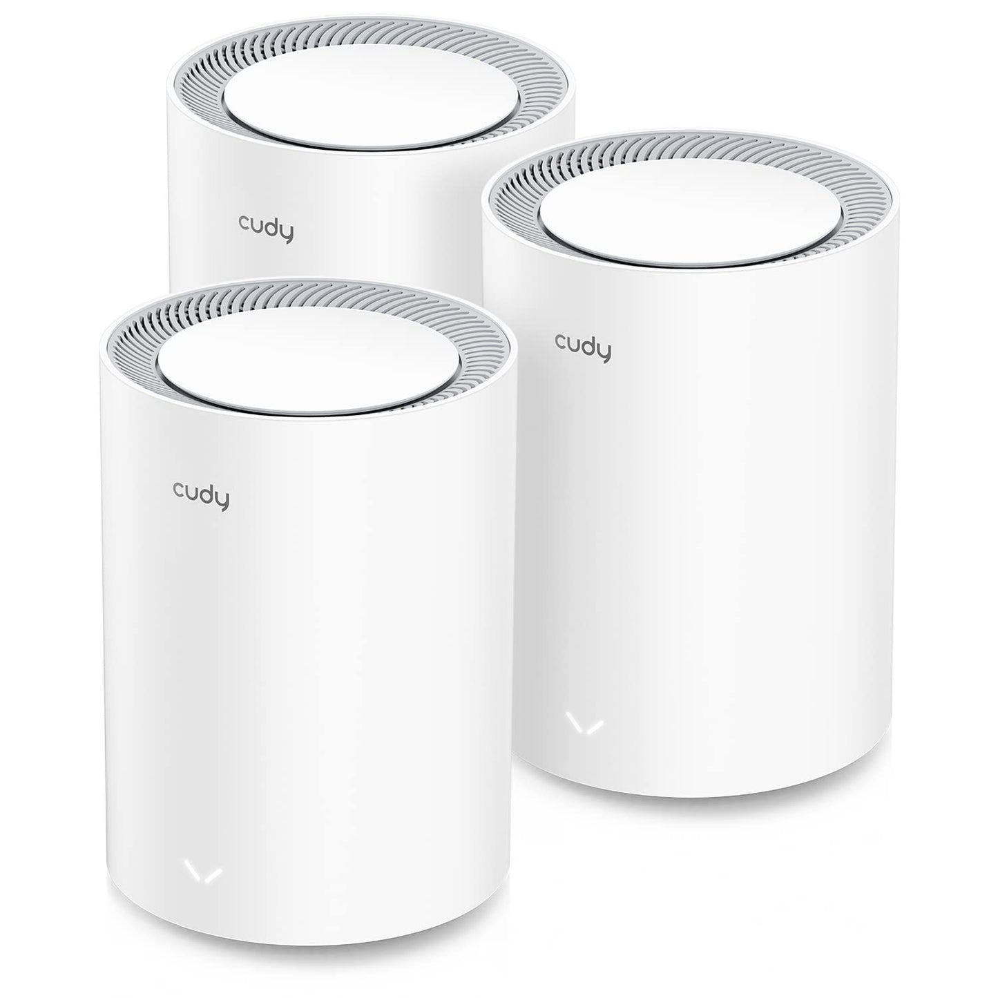 Cudy AX3000 Wi-Fi 6 Mesh WLAN System – 2,5G WAN, 3er-Pack, bis 600 m²