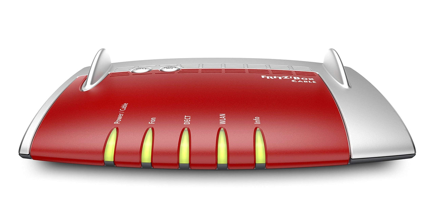 AVM FRITZ!Box 6490 Cable – WLAN AC+N Router, DOCSIS 3.0 Kabelmodem, 1.300 MBit/s, VoIP & DECT