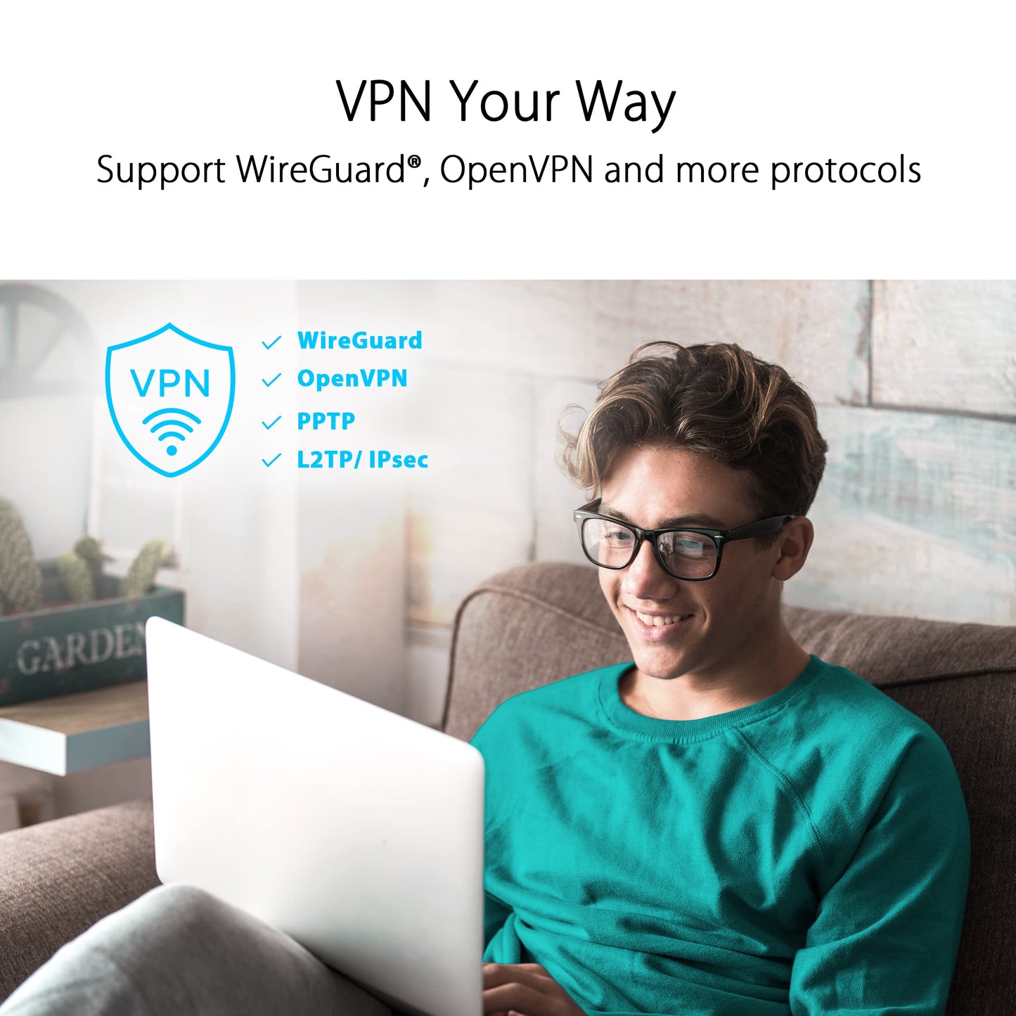 ASUS RT-AX86U Pro AX5700 Wi-Fi 6 Gaming-Router – Dual-Band, AiMesh, 2.5G Port, PS5-kompatibel