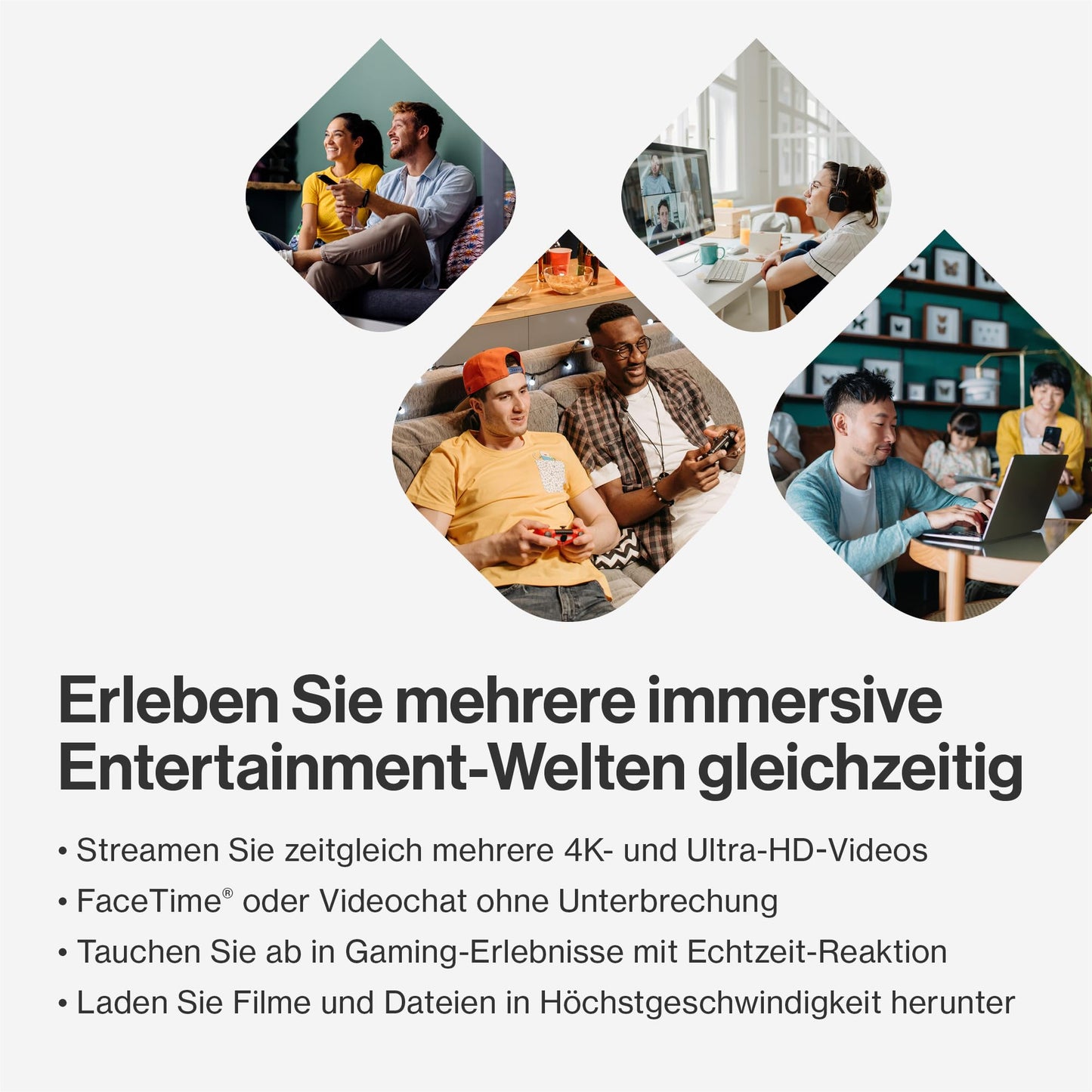 Linksys Velop Micro 6 Wi-Fi 6 Mesh-System – Dual-Band, bis 3 Gbit/s, 465 m² Abdeckung, 3er Pack