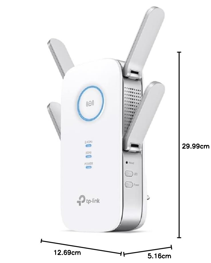 TP-Link RE655 WLAN Repeater AC2600 – Dual-Band, Gigabit, App-Steuerung