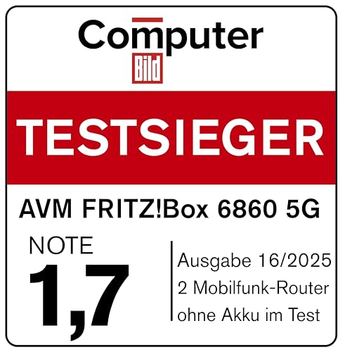 FRITZ!Box 6860 5G Router mit Wi-Fi 6 und DECT-Basis