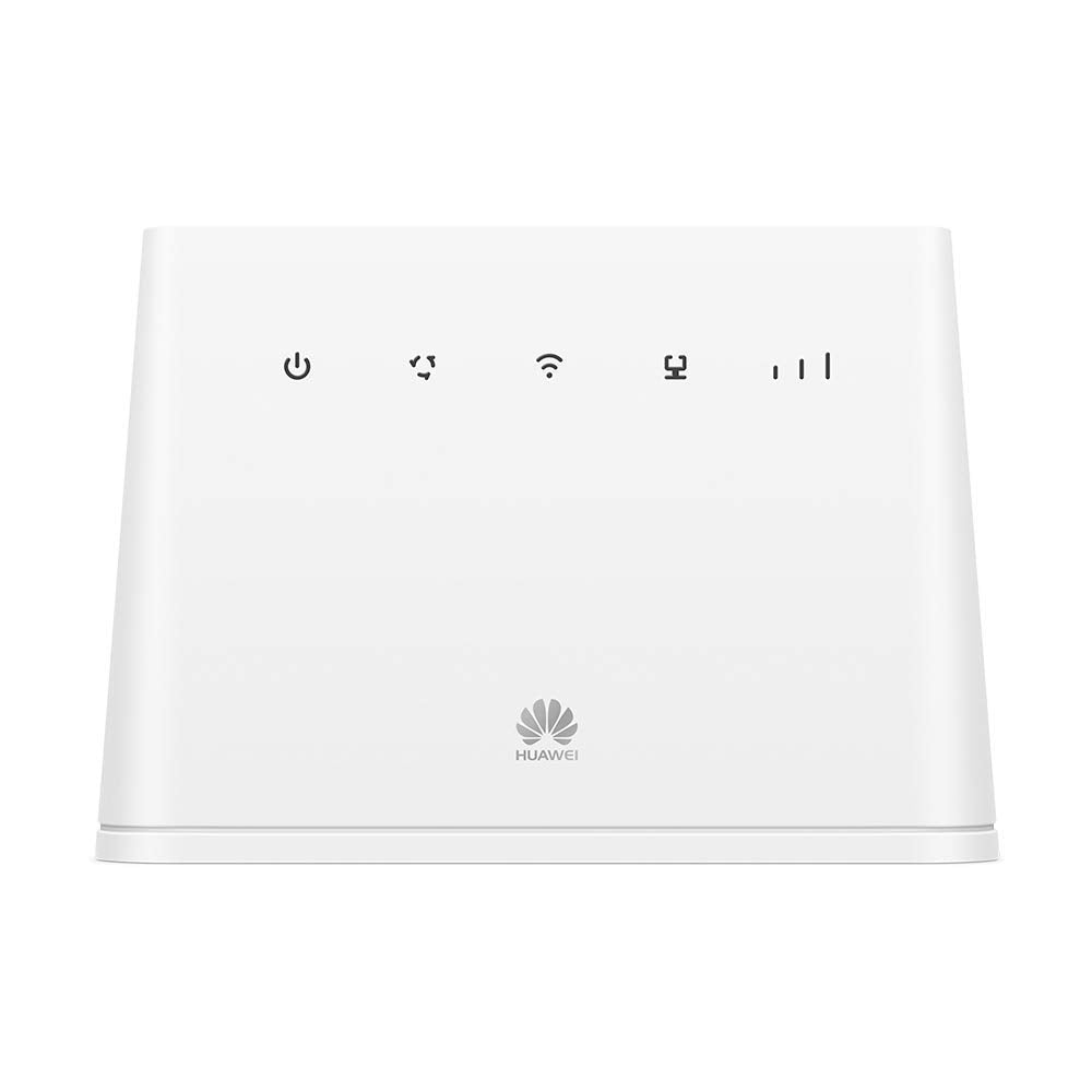 Huawei B311-221 4G LTE Router – bis zu 150 Mbit/s Download, WLAN 300 Mbit/s, LAN & Telefonanschluss – Weiß