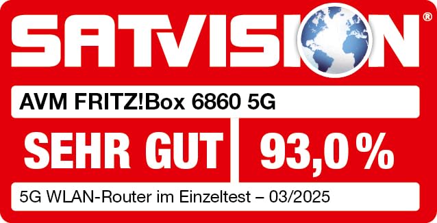 FRITZ!Box 6860 5G Router mit Wi-Fi 6 und DECT-Basis