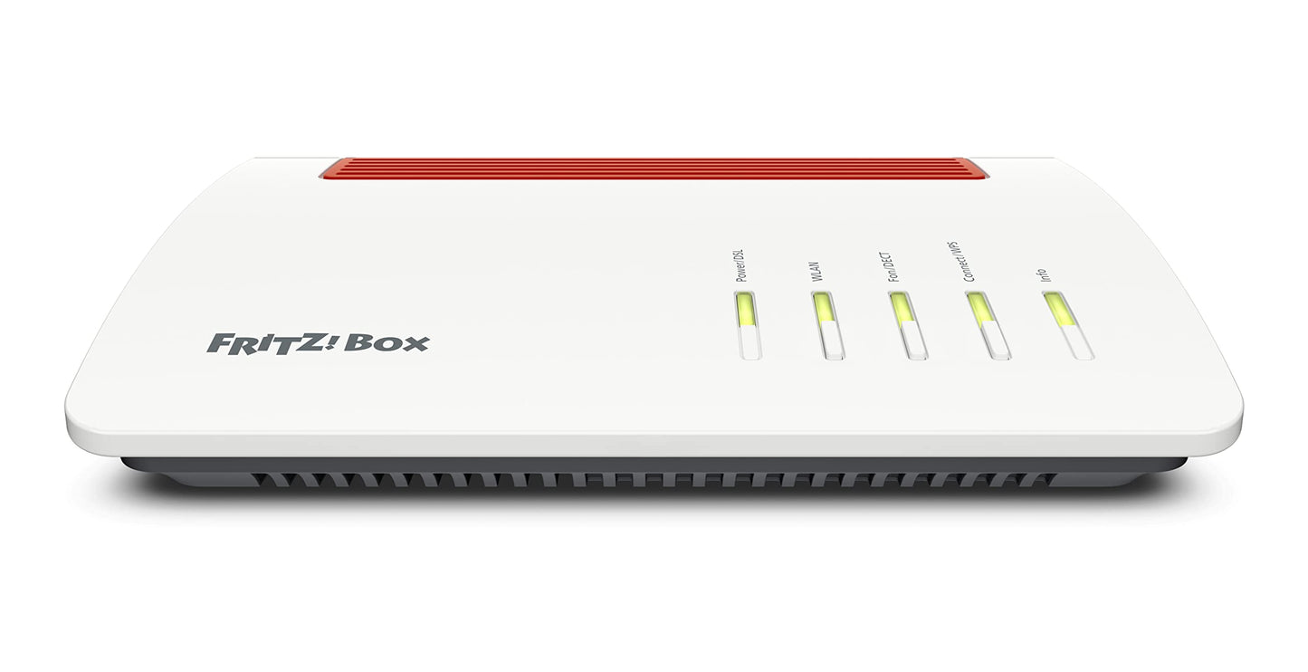 FRITZ!Box 7590 AX – DSL/VDSL Router mit Wi-Fi 6, 2.400 MBit/s & 1.200 MBit/s, Mesh, DECT