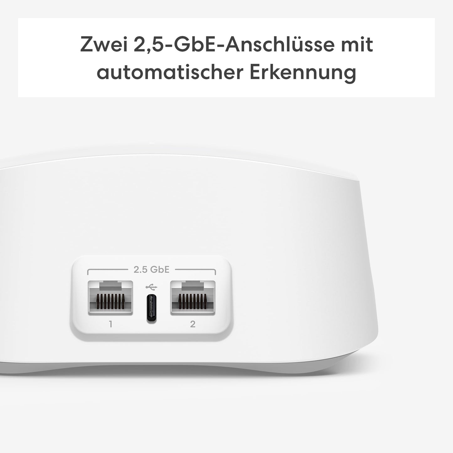 eero 7 Mesh-WLAN-Router – Wi-Fi 6, bis zu 2,5 Gbit/s, 190 m² Abdeckung, Einzelpack