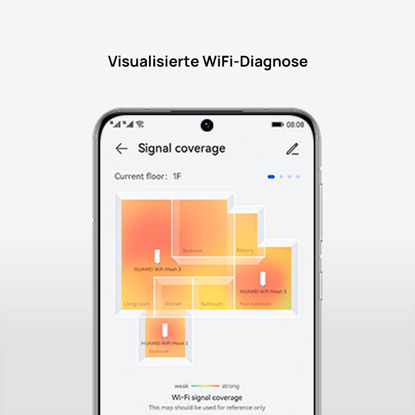HUAWEI WiFi Mesh 3 – AX3000 Wi-Fi 6 Mesh Router, 3er-Pack, 400 m² Abdeckung, 9× Gigabit-Ports, HomeSec™ Sicherheit