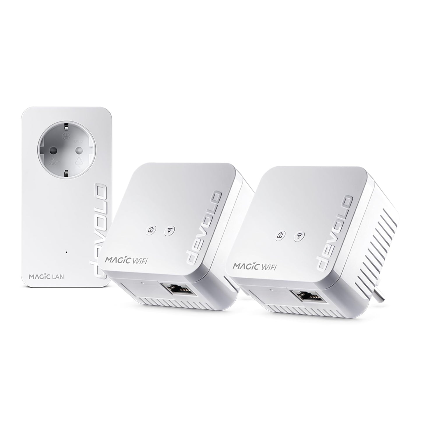 devolo Magic 1 WiFi mini Multiroom Kit – WLAN Powerline Adapter 1× LAN, 1.200 Mbit/s, Weiß