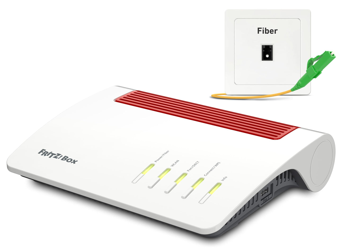 FRITZ!Box 5590 Fiber – Wi-Fi 6 Router für Glasfaser mit Mesh, DECT-Basis & 2,5-Gigabit-LAN