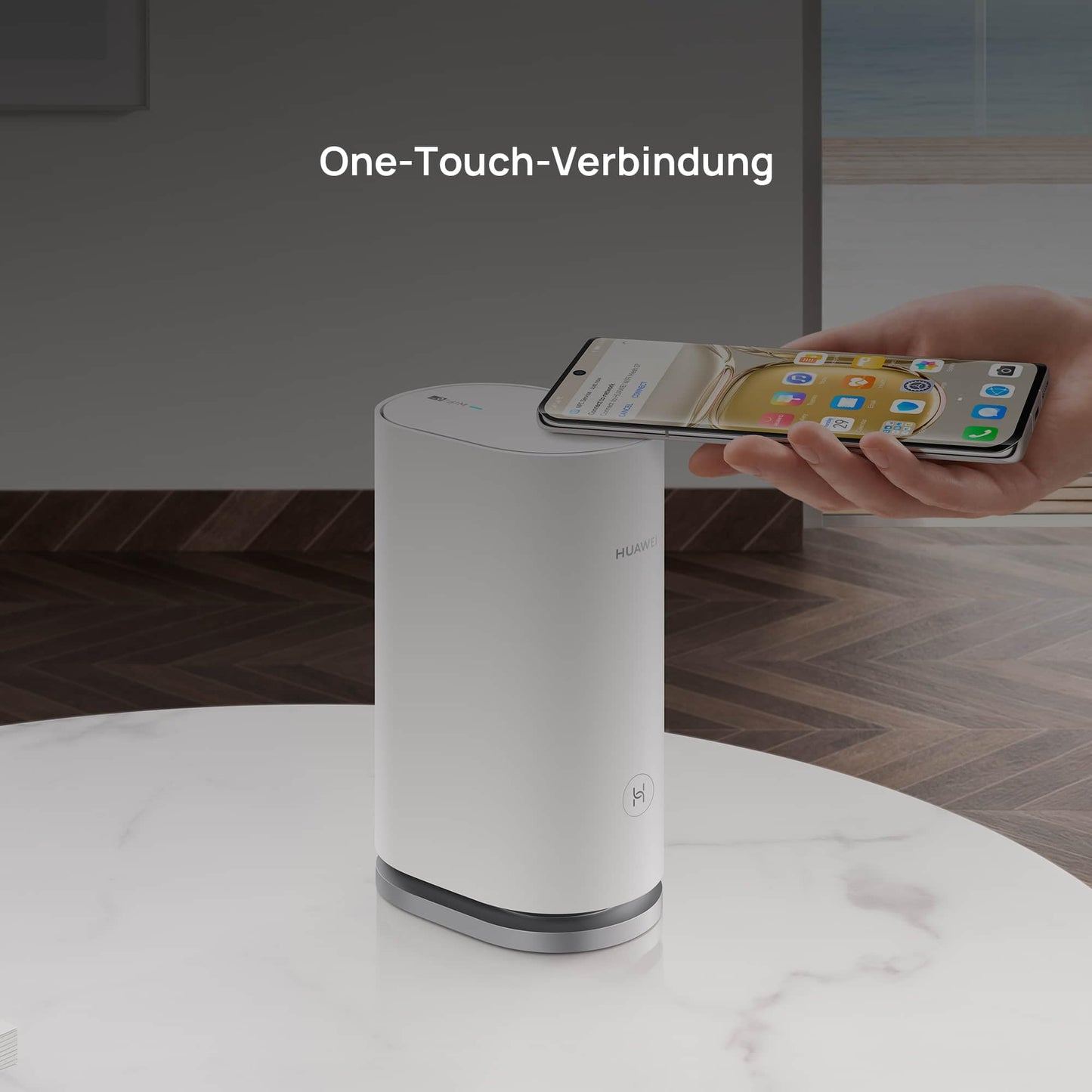 HUAWEI WiFi Mesh 3 – AX3000 Wi-Fi 6 Mesh Router, 3er-Pack, 400 m² Abdeckung, 9× Gigabit-Ports, HomeSec™ Sicherheit