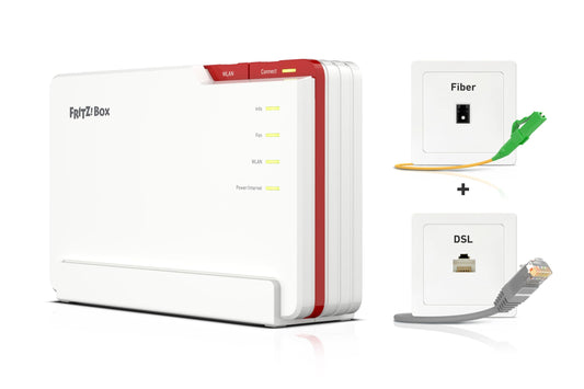 FRITZ!Box 5690 Pro – Wi-Fi 7 Premium DSL- & Glasfaser-Router mit Mesh, DECT-Basis & Triband