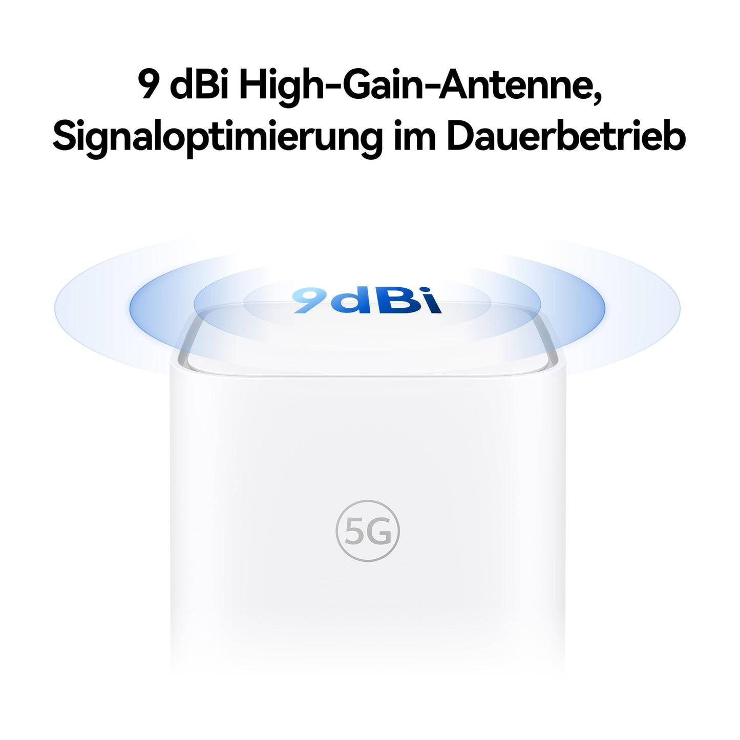 5G CPE 5s Router Wi-Fi 6 AX3000 – SIM, Mesh+, 3600 Mbit/s