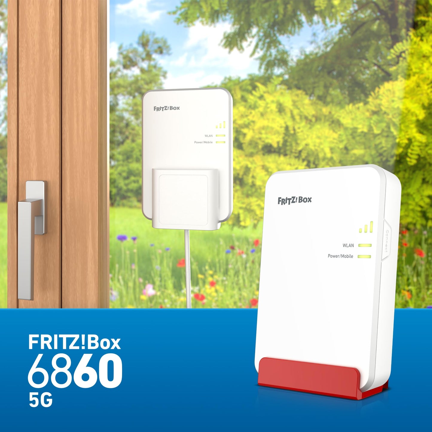 FRITZ!Box 6860 5G Router mit Wi-Fi 6 und DECT-Basis